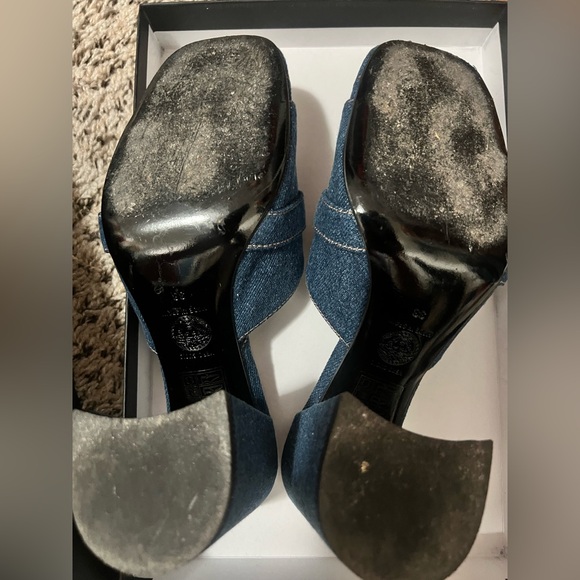 Versace Denim Heels - Picture 2 of 2